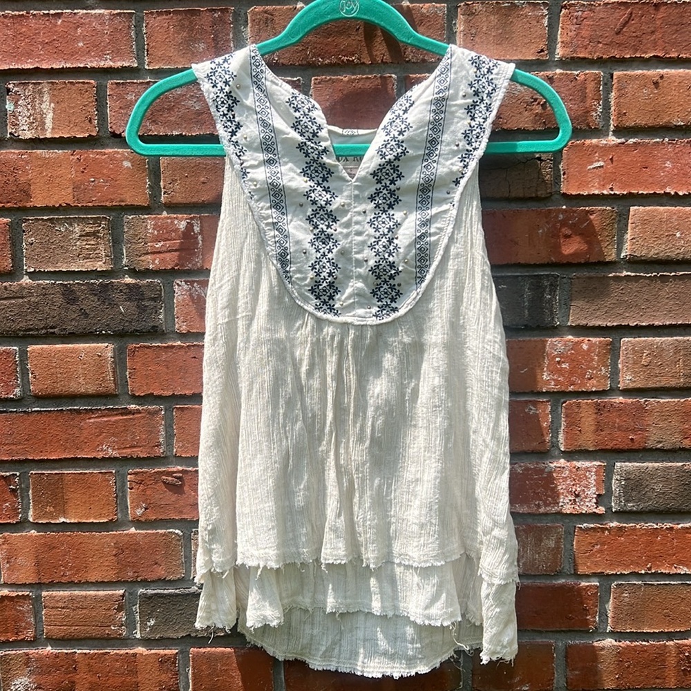 Knox Rose Cream Tank Top